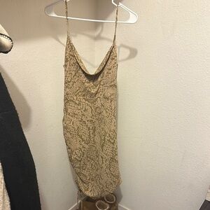 Women’s animal print dress